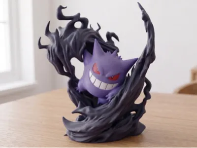 Gengar Shadow Surge Diorama