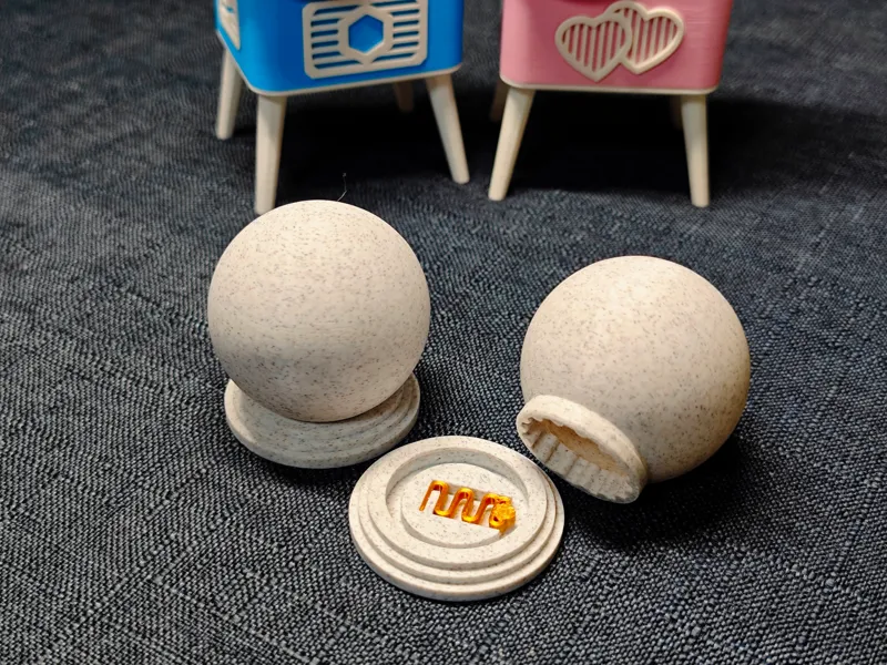 Fully Printed Assembly the Stone Bollard EDC Toy
