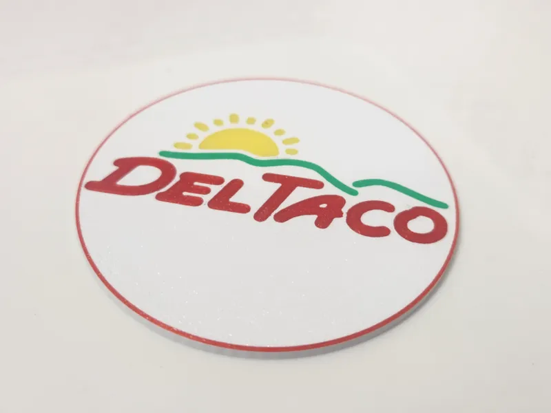 Del Taco coaster set with caddy