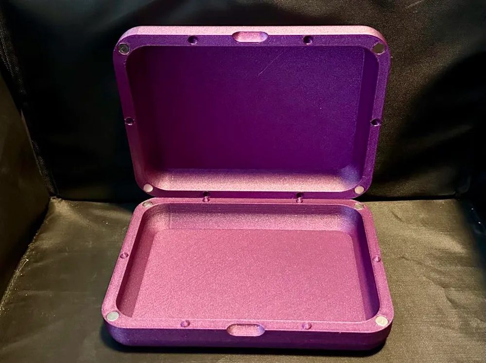 Large Sleek Magnetic Clamshell Storage Box by BATTCAVE - MakerWorld