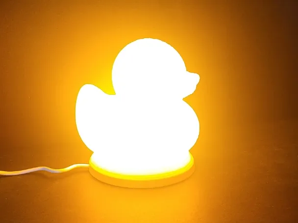 Crocheted-Look Duckie Lampshade/Night Light