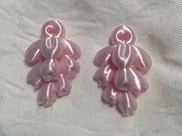 立体串串小花耳环