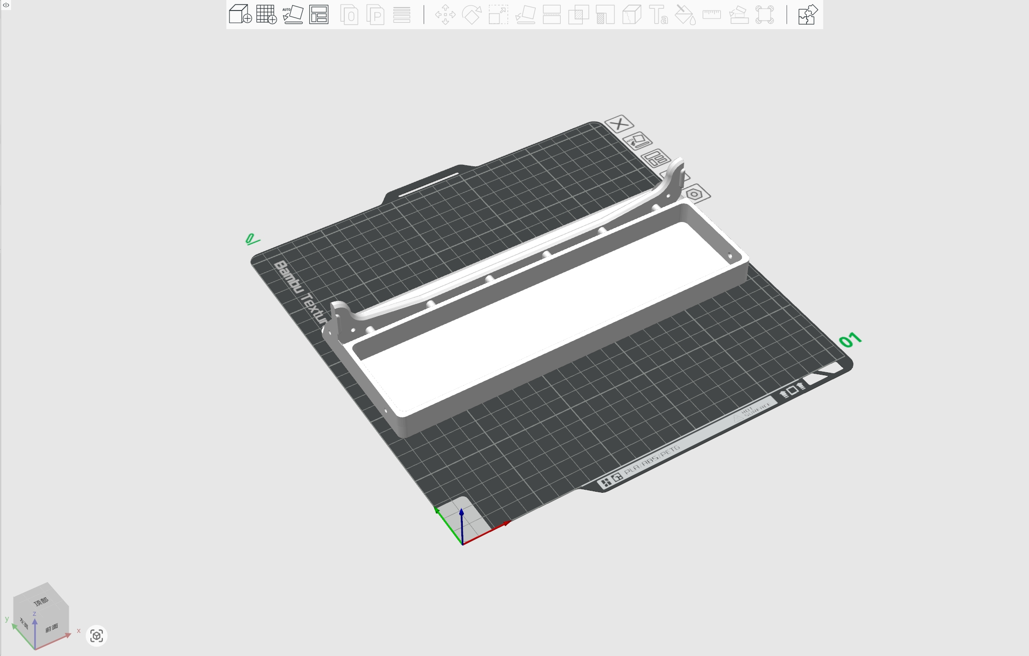 Miniatura 2 do modelo 3D 宜家洞洞板桌面底座