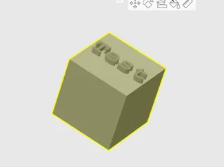 test cube