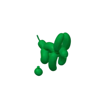 Chien ballon qui fait caca — photo 4