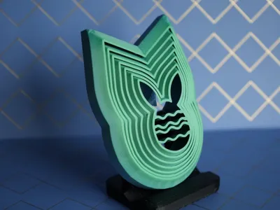 Easter Egg Bunny Layered Fidget (2 Shapes)