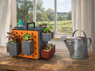 Plant attachments for the Kybos Organizer Cube