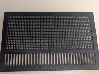 DeepCool CH160 PC case side panel with VGA vents