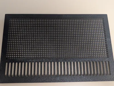 DeepCool CH160 PC case side panel with VGA vents