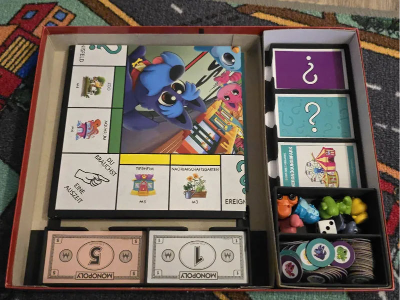 Monopoly Junior inlay/Sortierboxen
