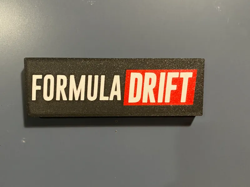 FORMULA DRIFT LIGHTBOX WALL SIGN