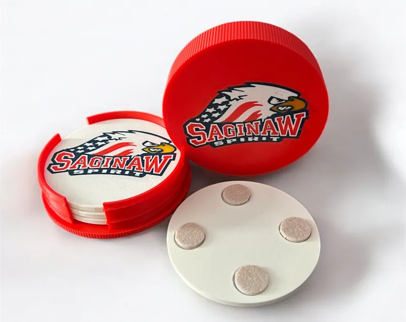 Saginaw Spirit Coaster Set