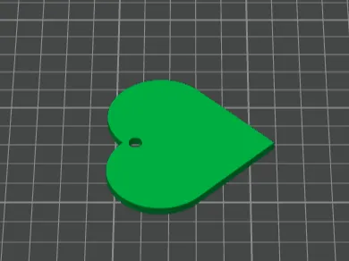 heart keychain