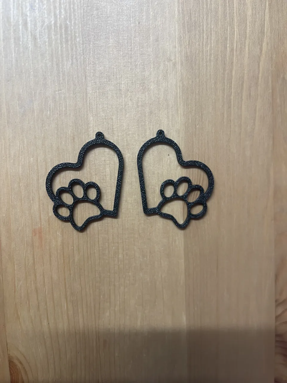 Paw Heart Earrings view 2