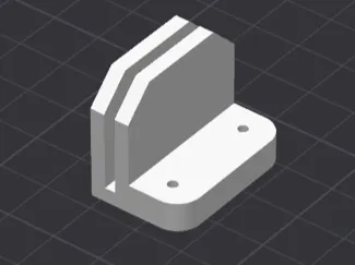 Scheibenhalter_V2 für 2mm Plexiglasscheiben
