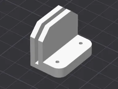 Scheibenhalter_V2 für 2mm Plexiglasscheiben