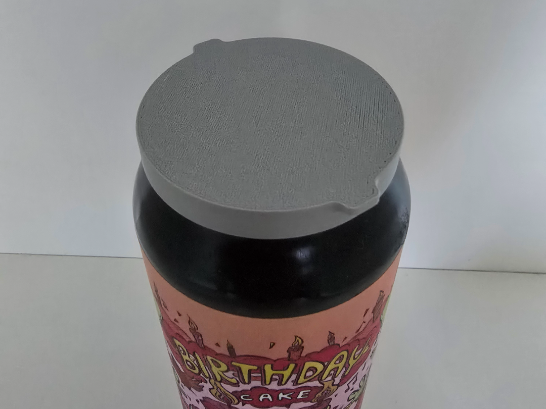 Bug protection lid for cans 25, 33, 44 and 50 cl