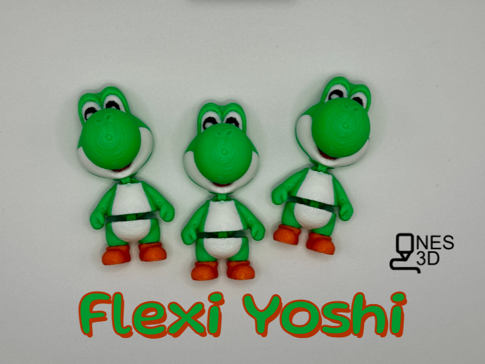 Miniatura 1 do modelo 3D Flexi Yoshi