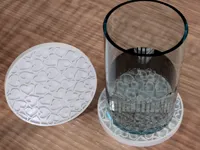 Dessous de verre motif cœurs — photo 2