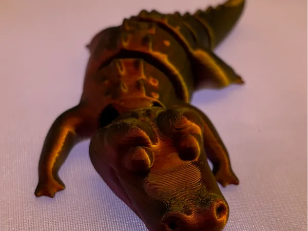 Crocodile articulé flexible
