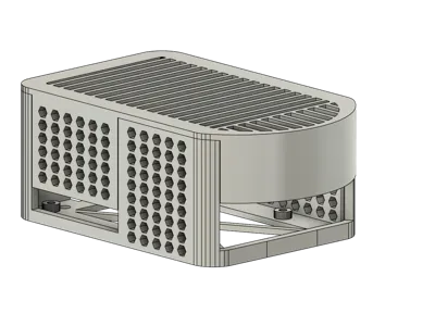 RPI5 M.2 HAT+ NVMe 2280 SSD Case
