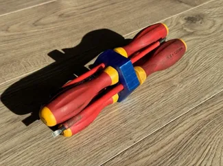 Compact Electrician Screwdriver Holder