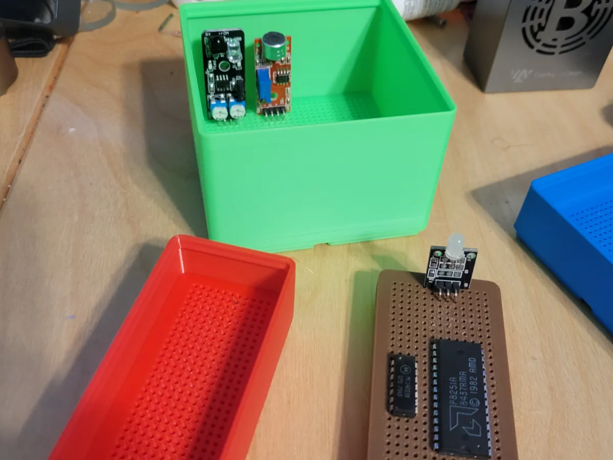 Parametric Gridfinity Electronic Component Holder - Free 3D Print Model ...