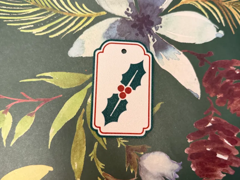 Holly Berry Gift tag