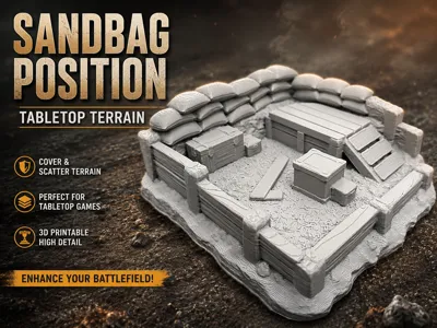 Sandbag Outpost – Sandbag Emplacement with Platform
