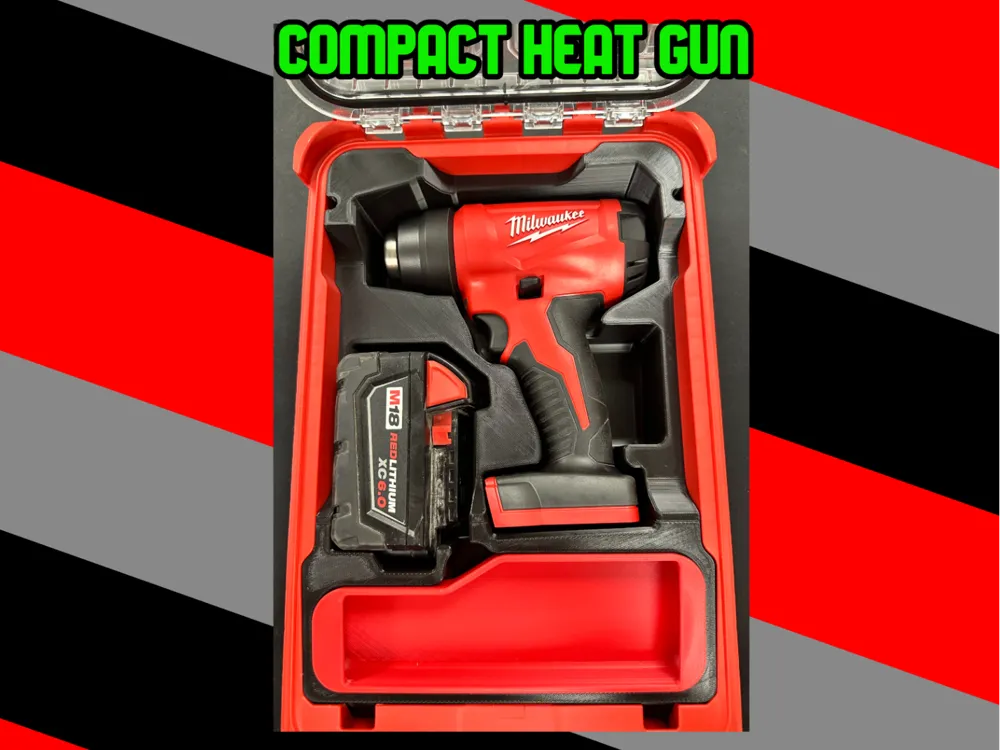 Organizador: Milwaukee Packout Insert - M18 Compact Heat Gun. Referencia del modelo original.
