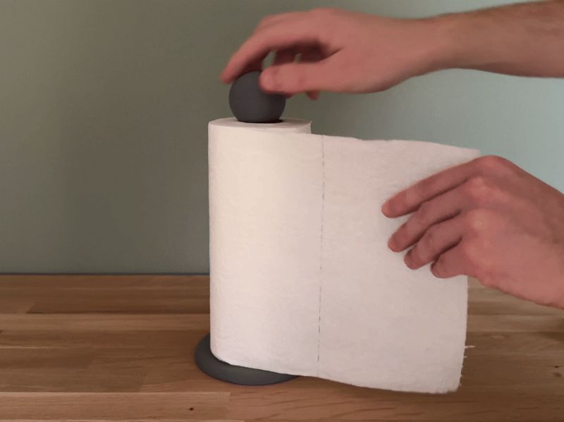 Push To Tear Paper Towel Holder