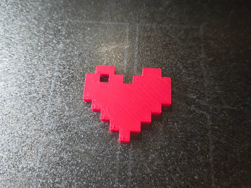 8-Bit Herz – Retro-Liebe zum Drucken