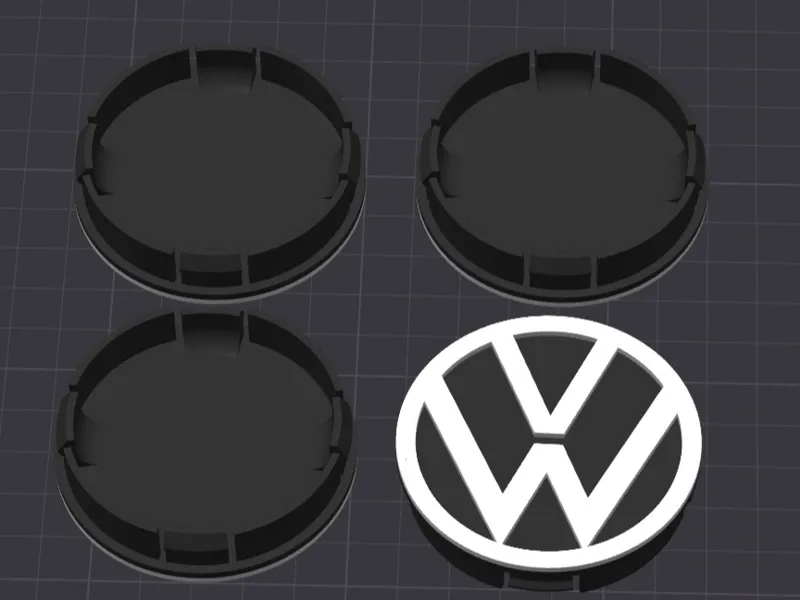 wheel center cap vw 60mm-volkswagen