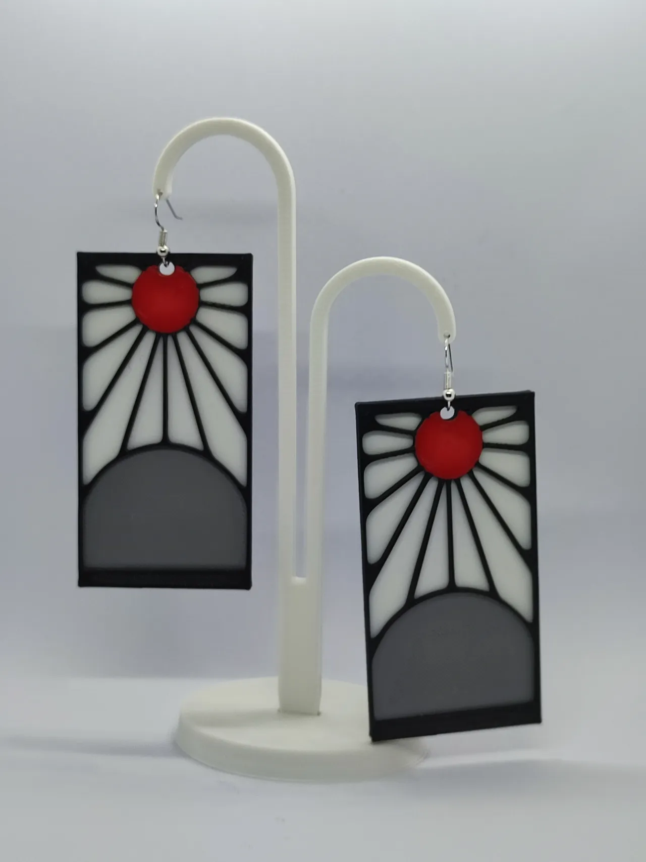 Pendientes Hanafuda Tanjiro view 2