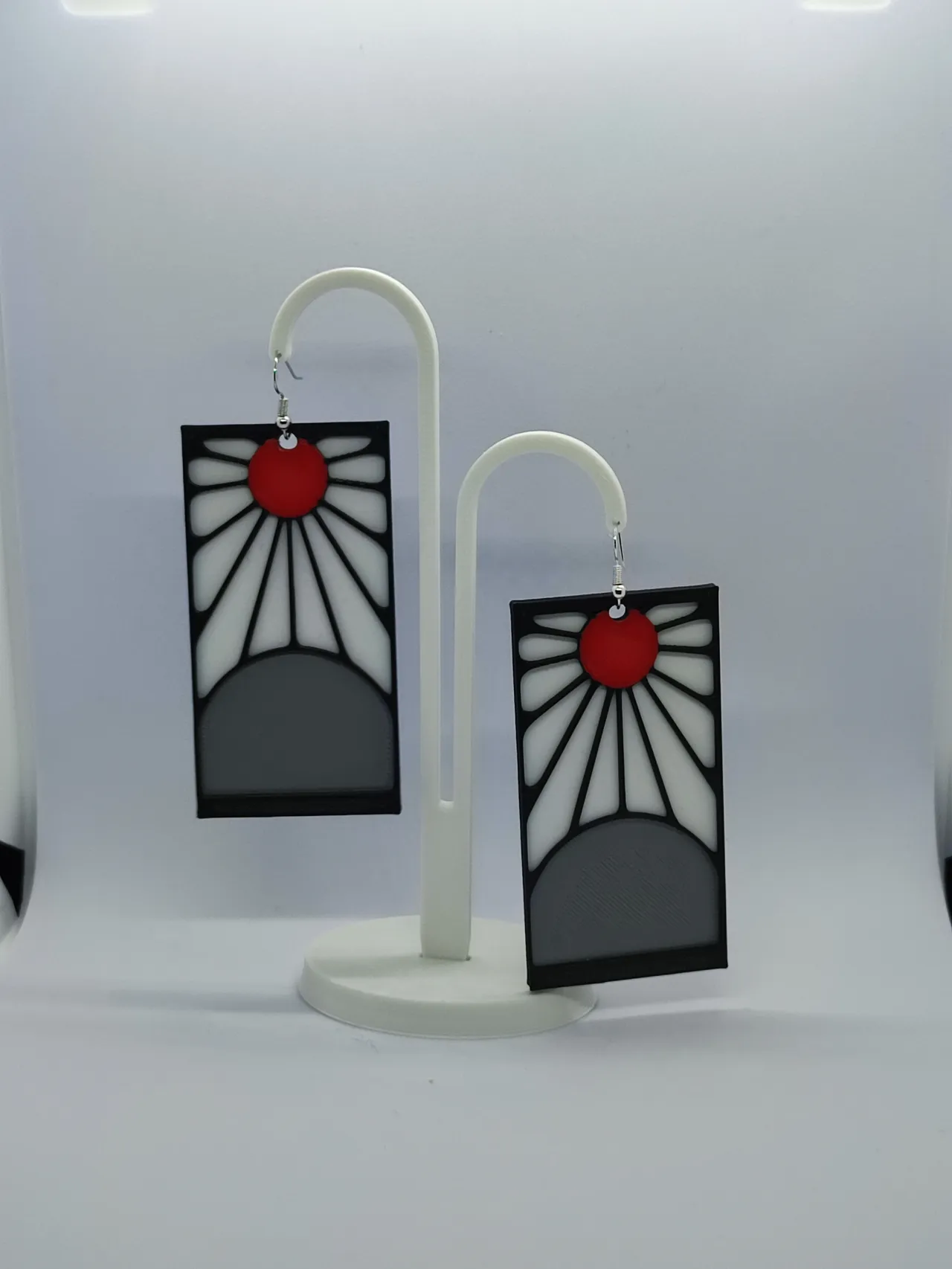 Pendientes Hanafuda Tanjiro view 3
