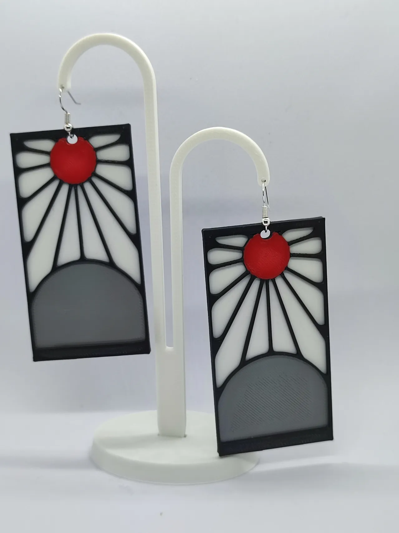Pendientes Hanafuda Tanjiro view 4