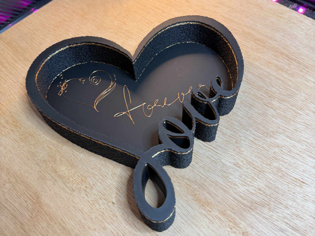 Vide poche FOREVER coeur Valentine's Day Romantic