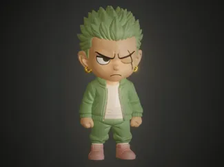 Zoro chibi badass