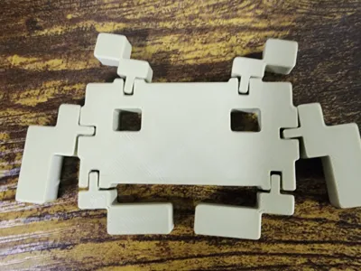 Flexi Toy Space Invaders Alien