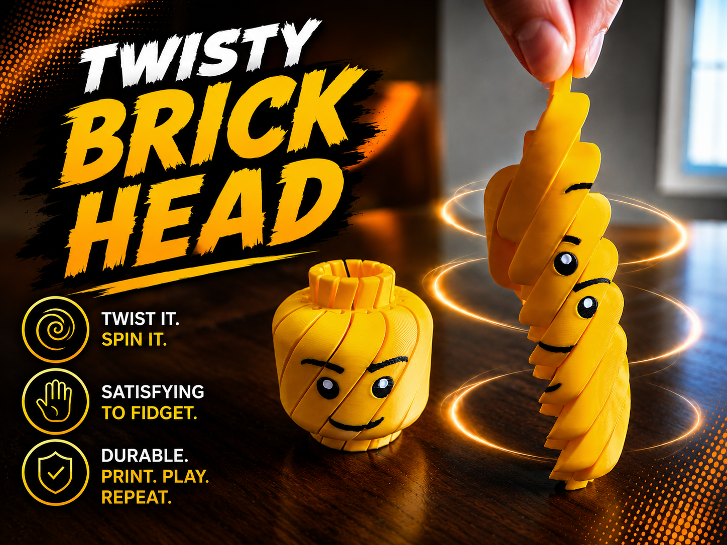 Twisty Brick Head