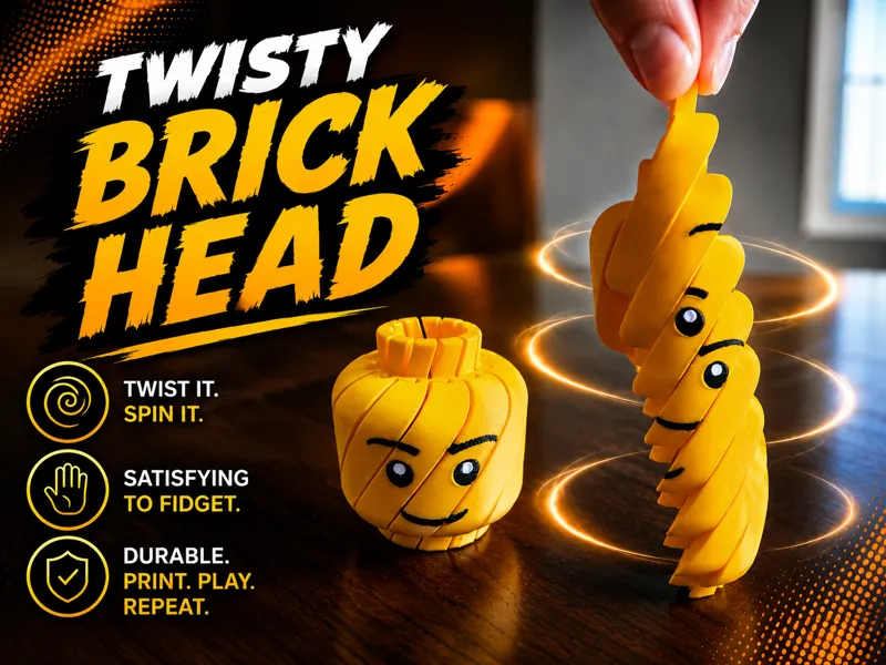 Twisty Brick Head