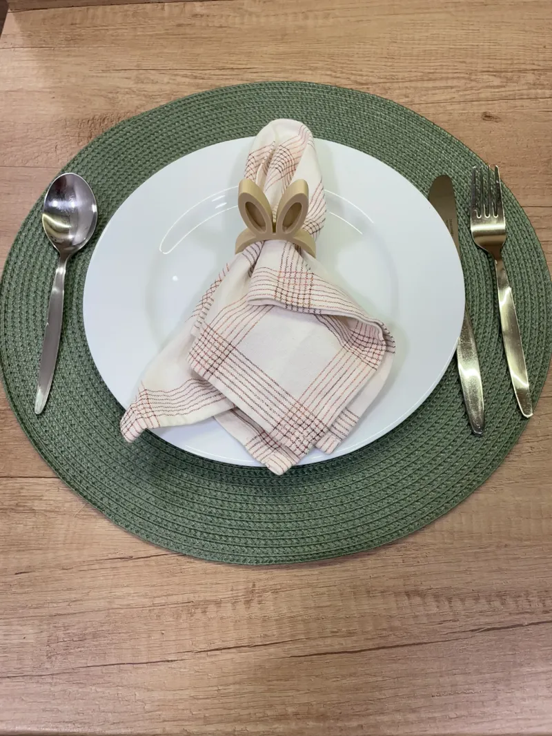 Easter bunny napkin ring