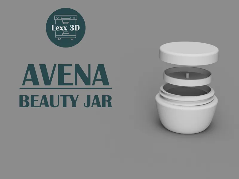 Avena – Beauty Jar with Screw Cap