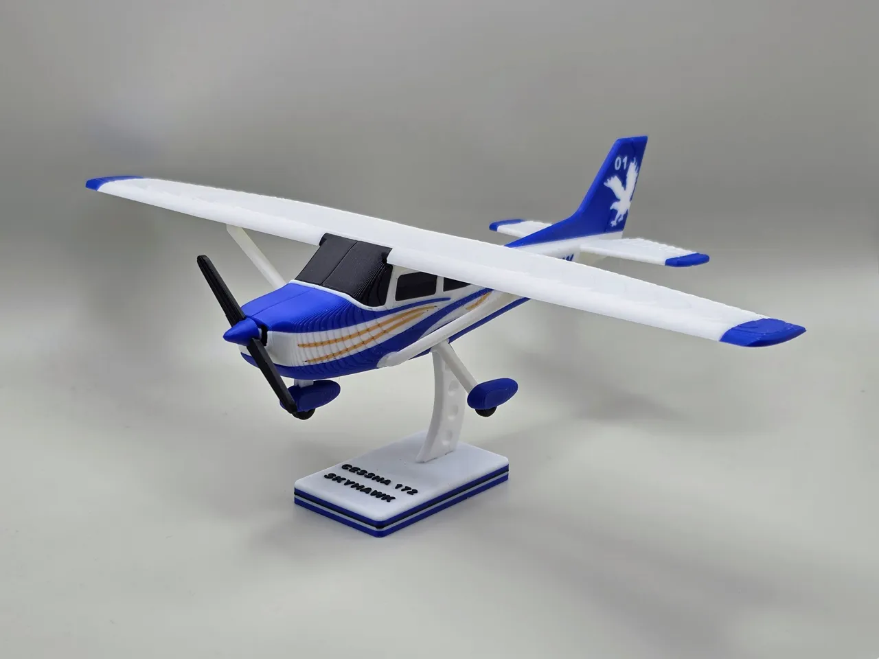 Cessna 172 Skyhawk Plane Kit Card view 2
