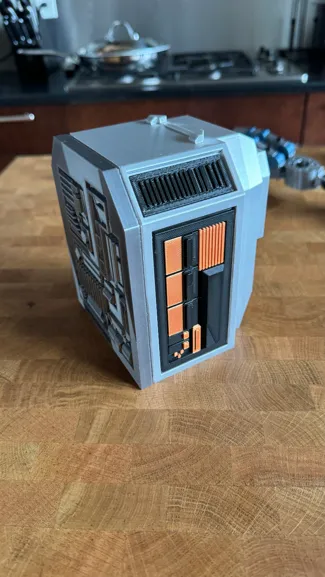 Alternate Chest Plate For Johnny 5 3/4 Scale