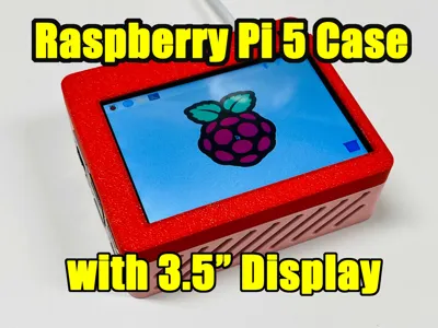 Raspberry Pi 5 Case with Touch Display