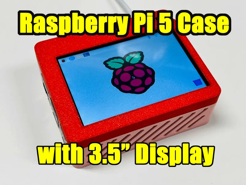 Raspberry Pi 5 Case with Touch Display