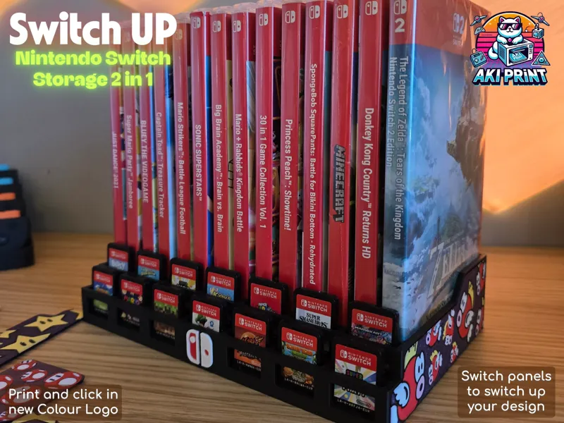 Switch Up - Nintendo Switch 1 and 2 Storage