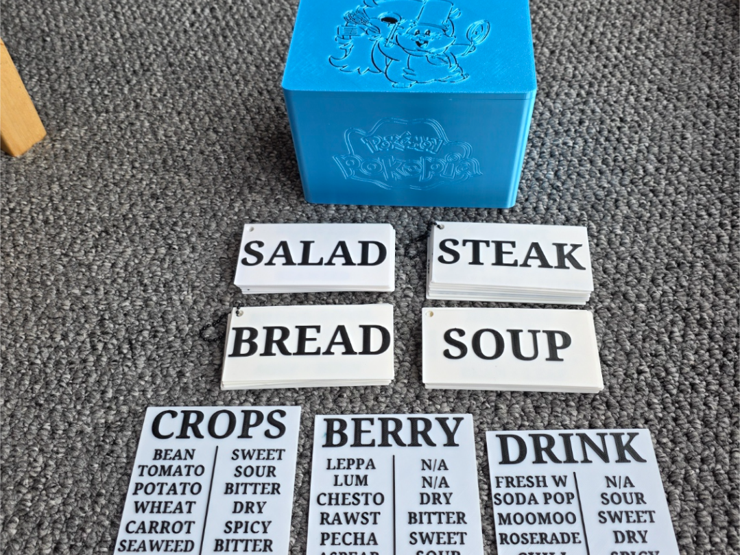 chef dente recipes with box pokemon pokopia