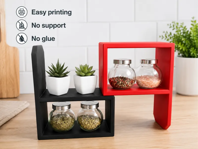 Kitchen shelf, spice rack